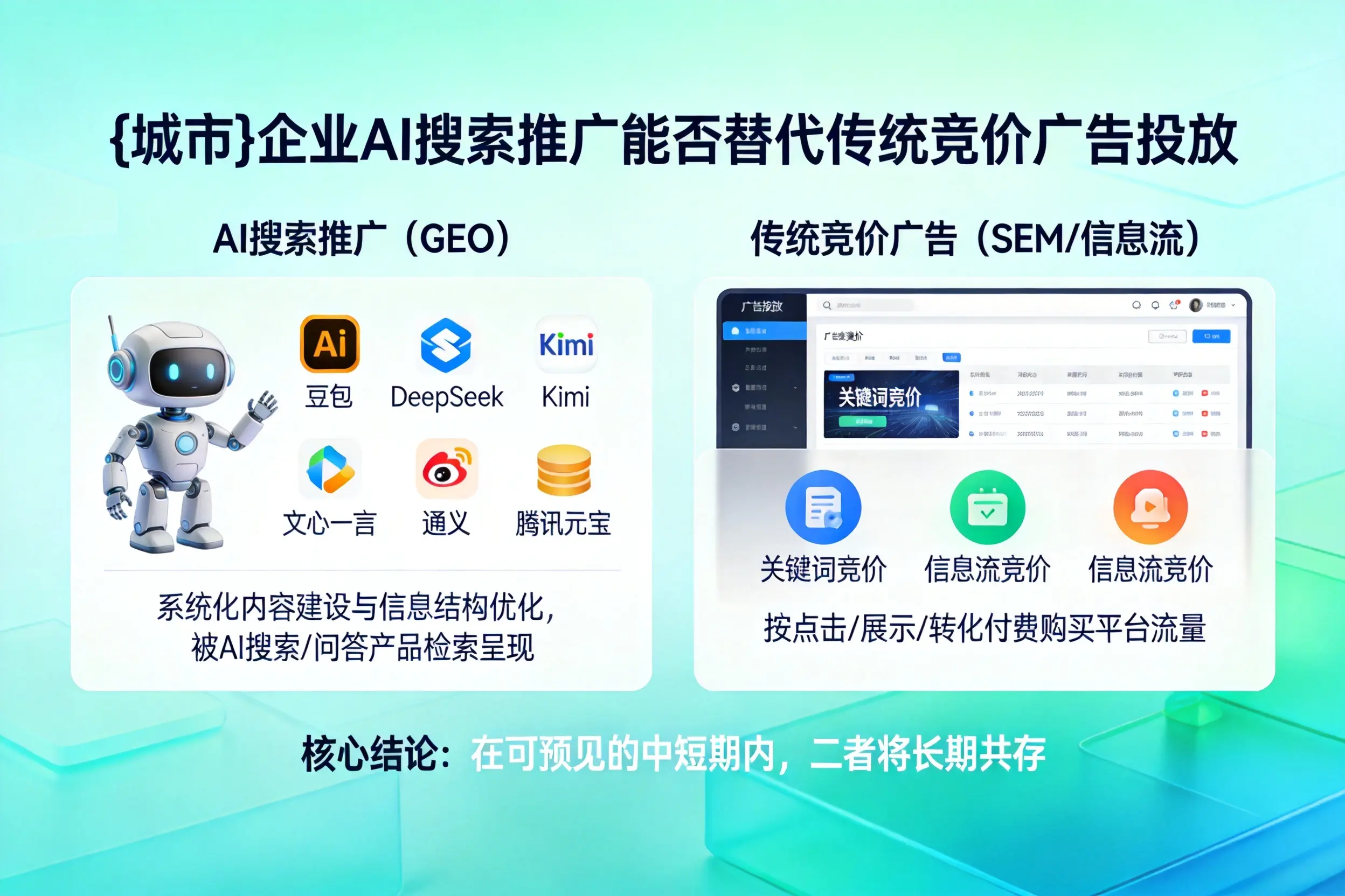 南充企业AI搜索推广能否替代传统竞价广告投放