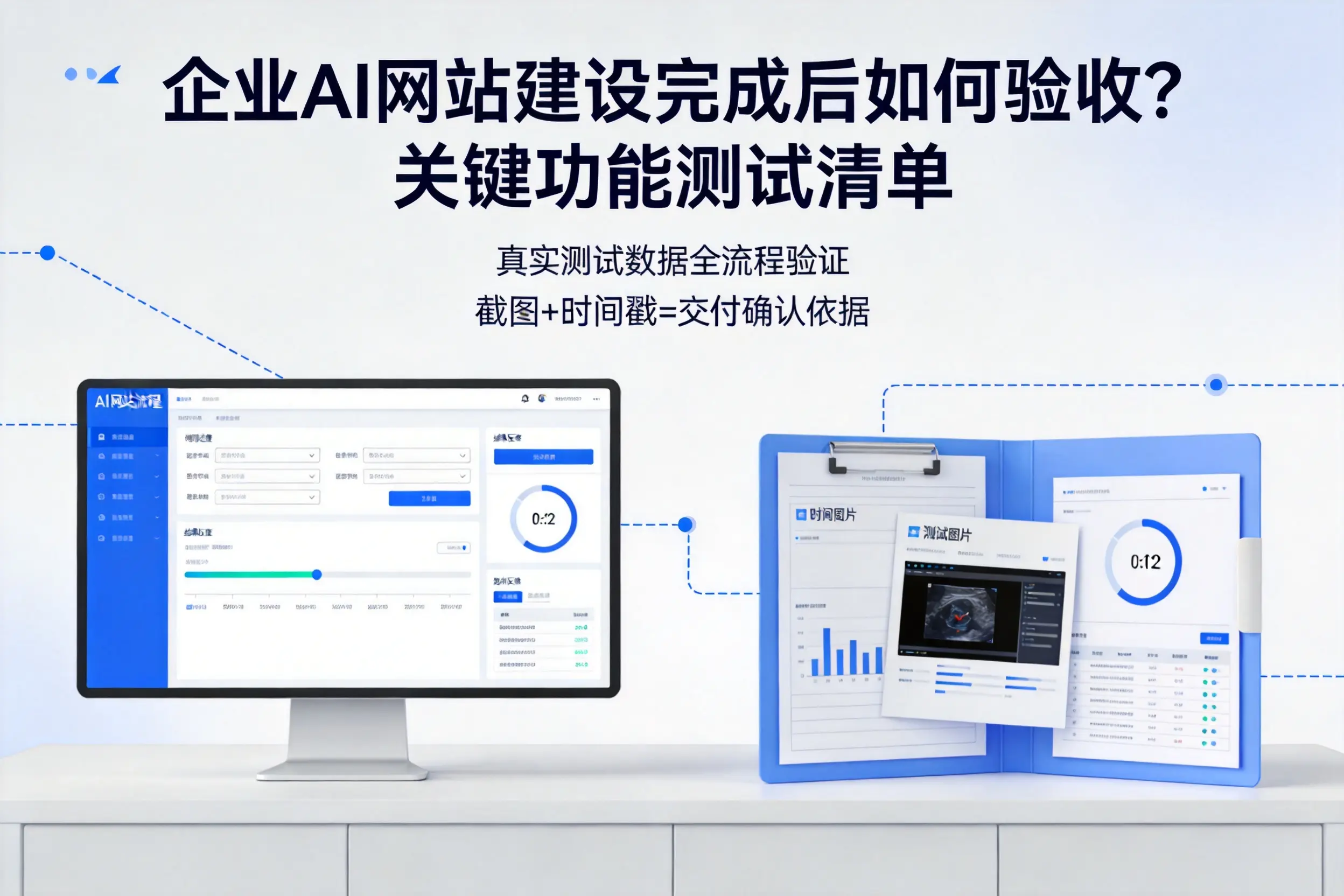 南充企业AI网站建设完成后如何验收？关键功能测试清单