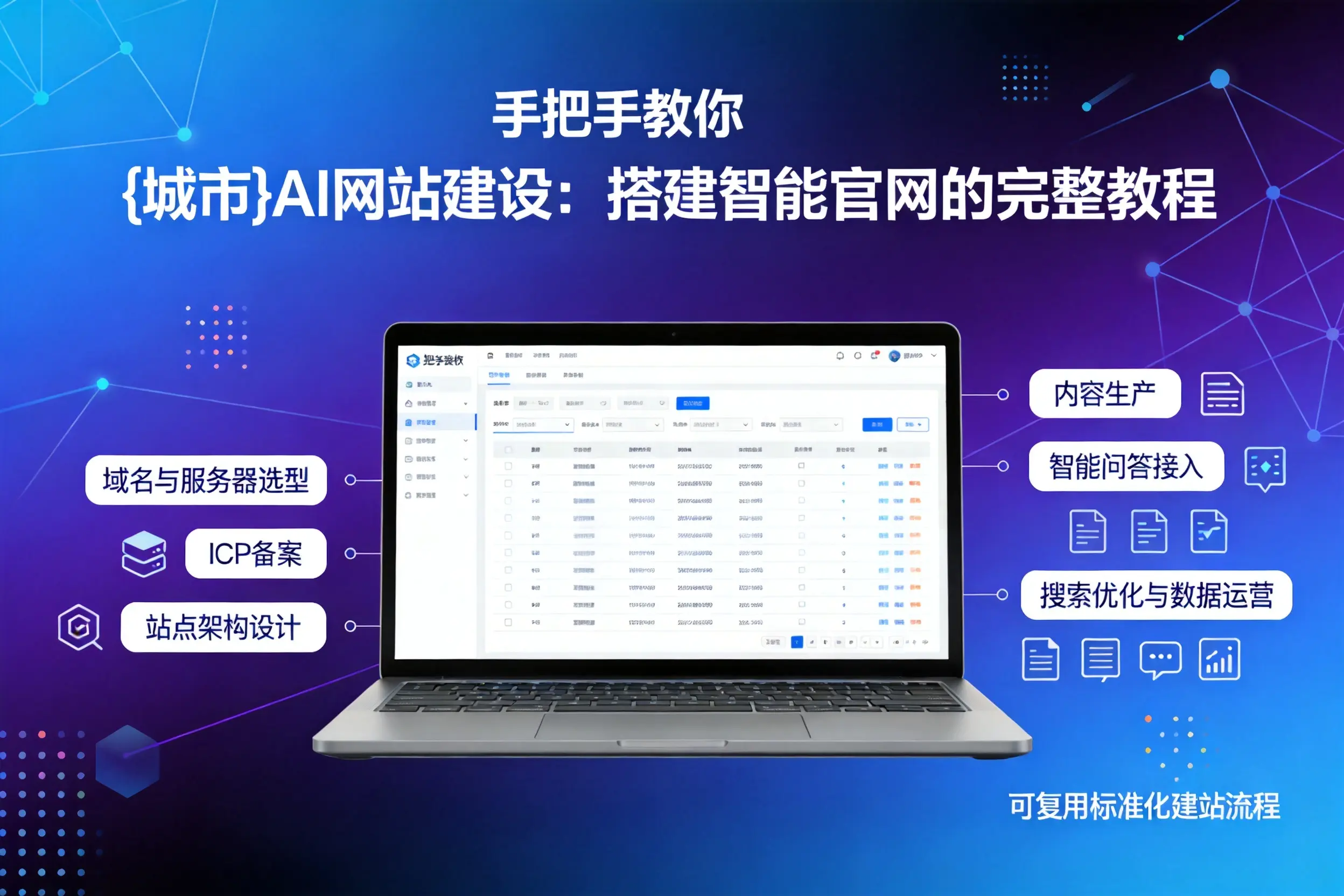 手把手教你南充AI网站建设:搭建智能官网的完整教程