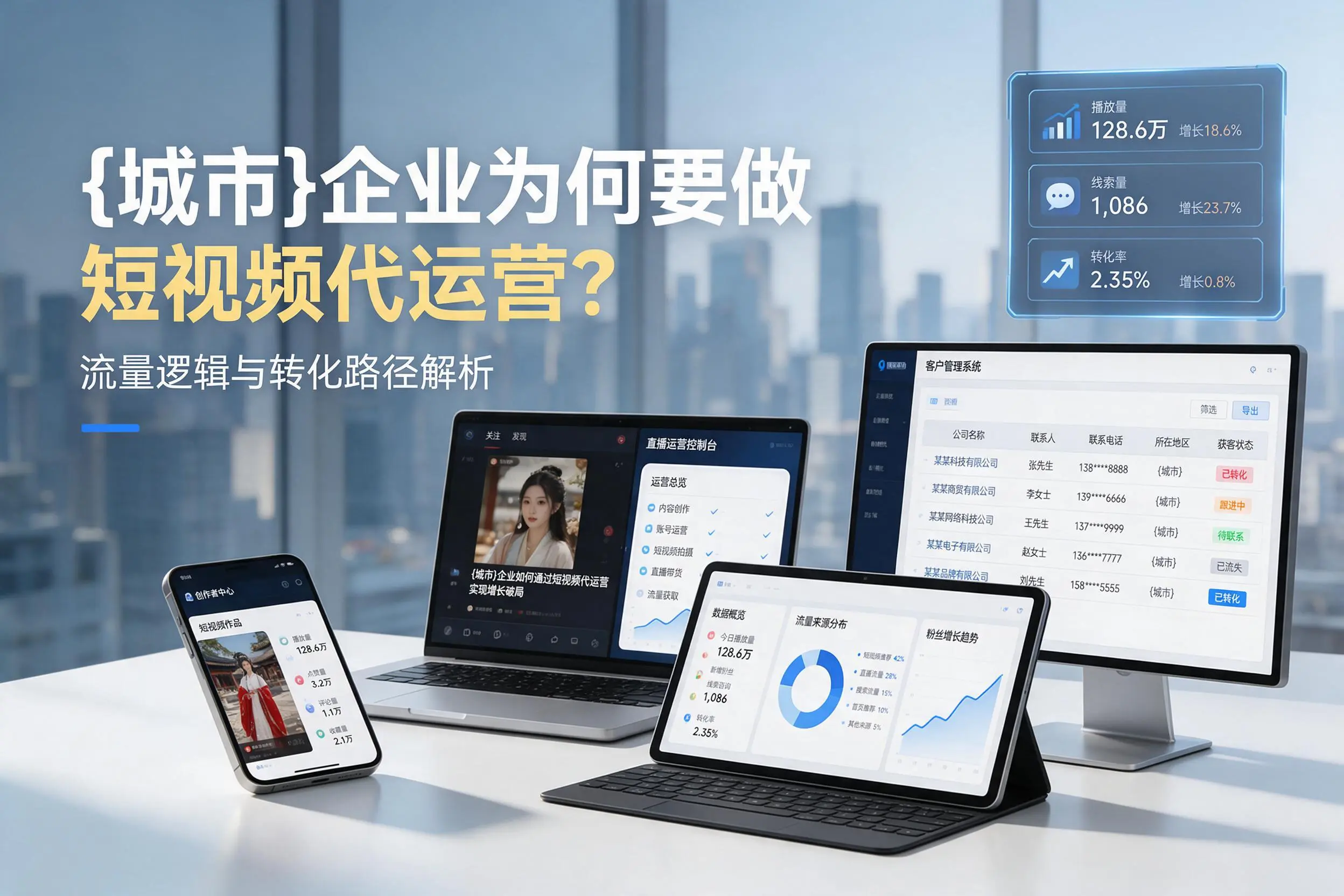南充企业为何要做短视频代运营？流量逻辑与转化路径解析
