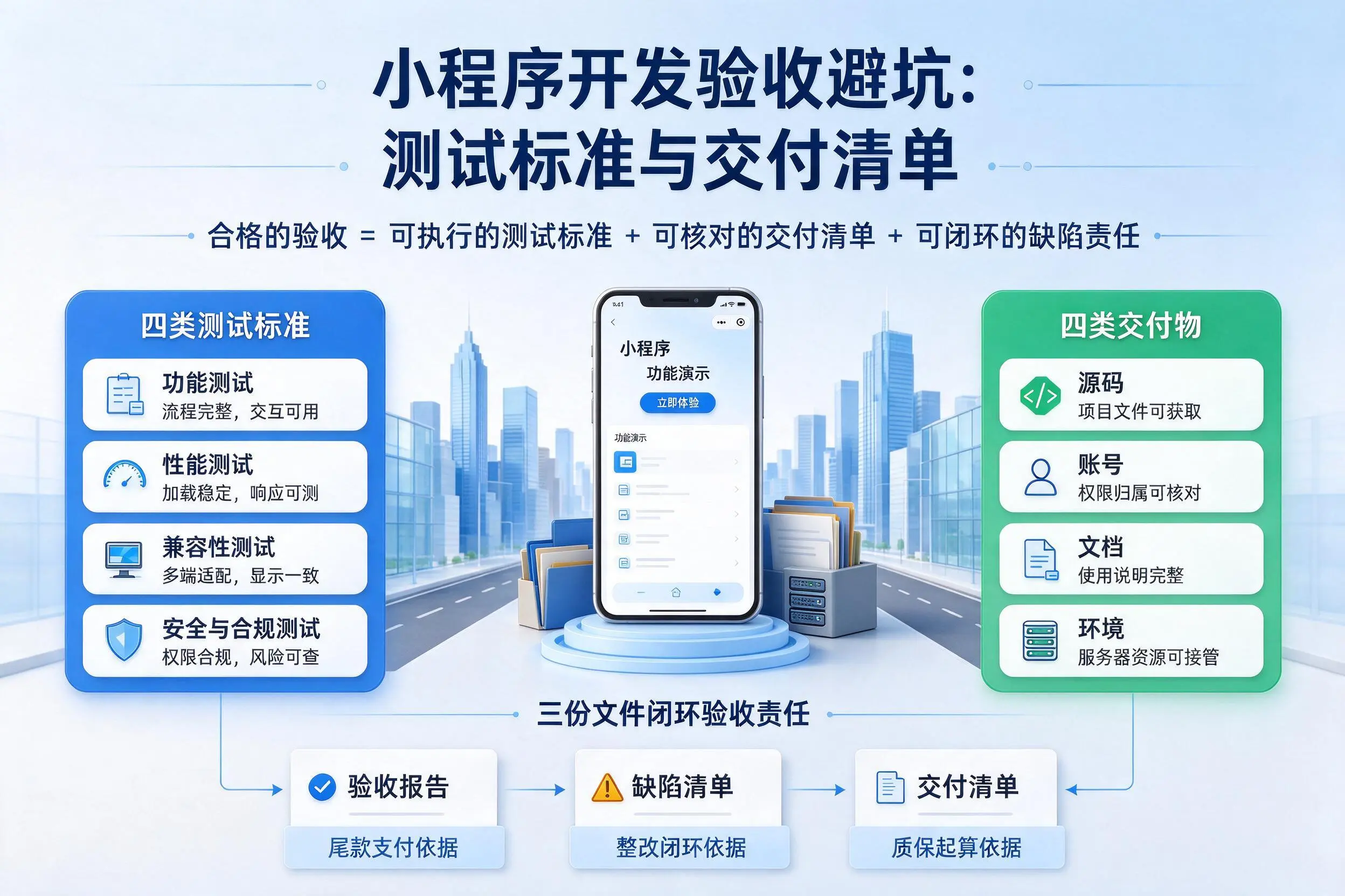 南充小程序开发验收避坑：测试标准与交付清单