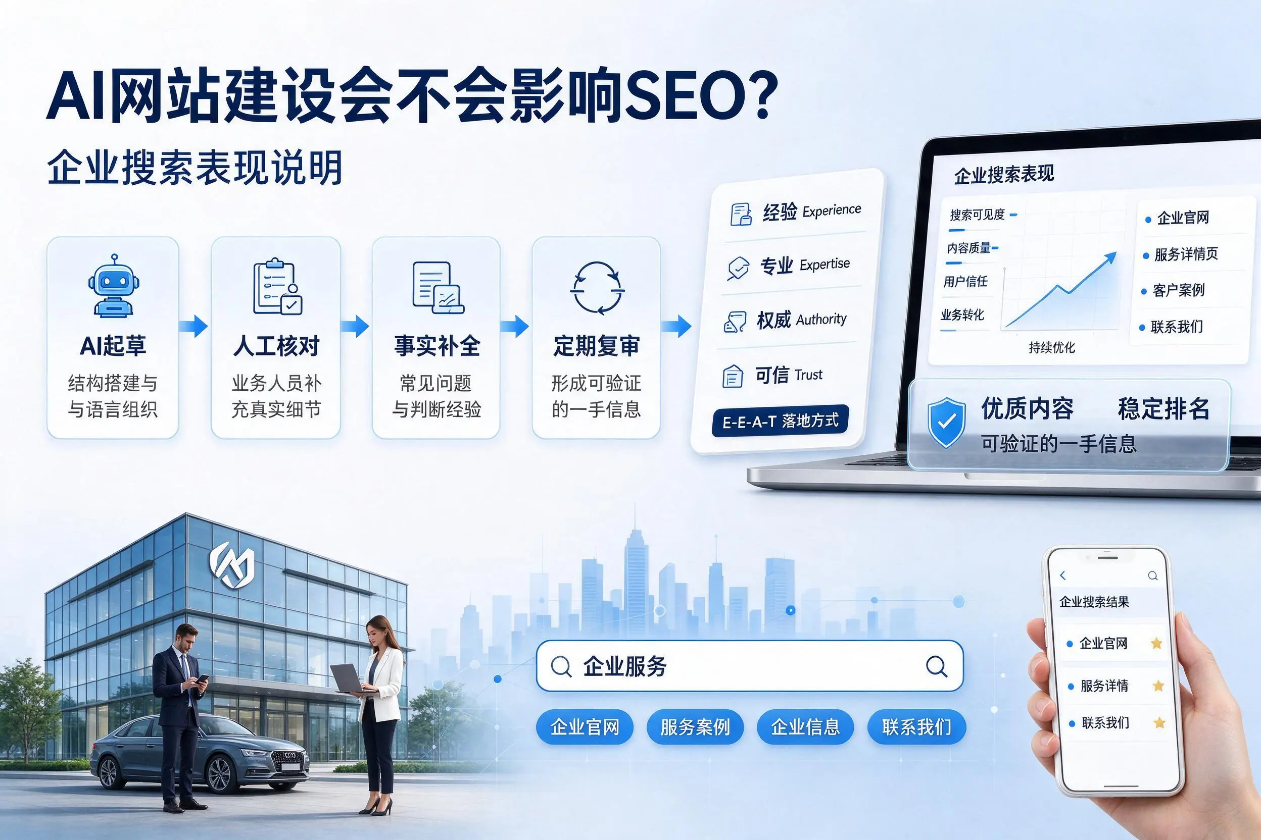 AI网站建设会不会影响SEO？南充企业搜索表现说明