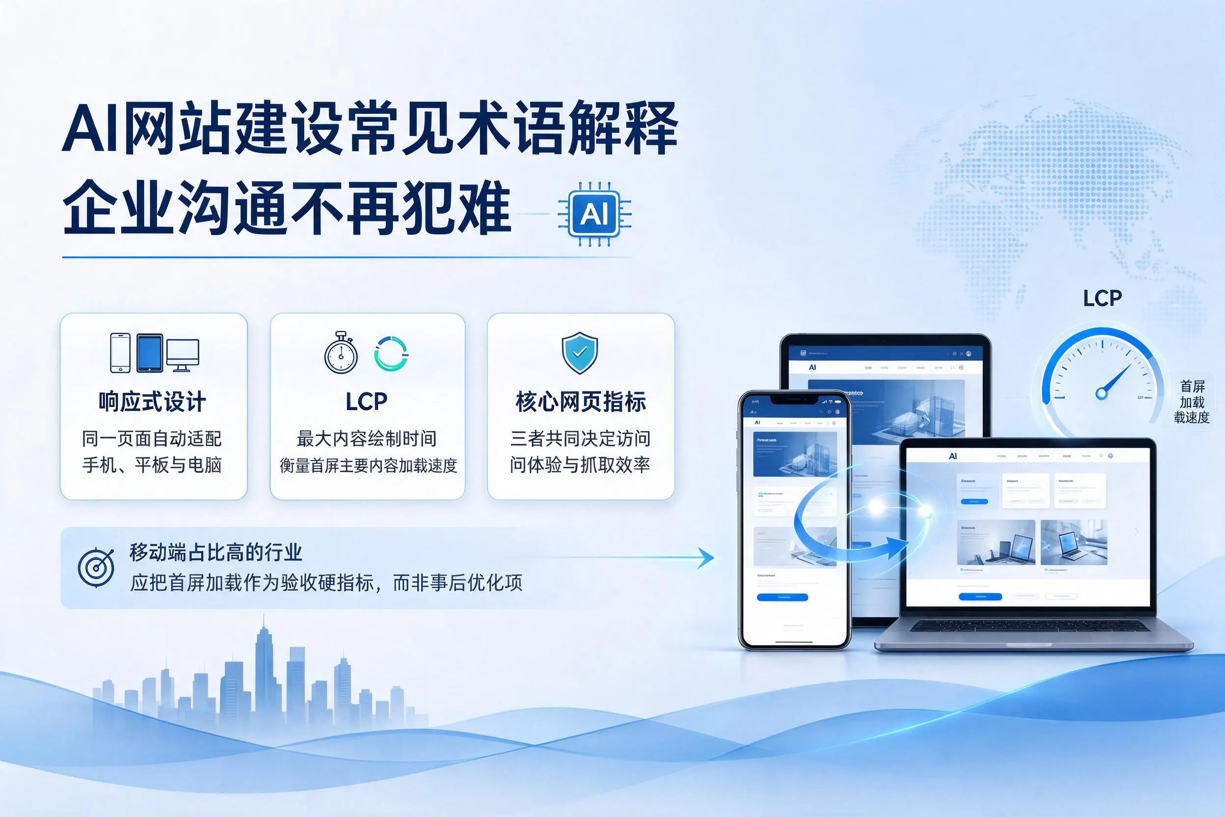 AI网站建设常见术语解释，南充企业沟通不再犯难