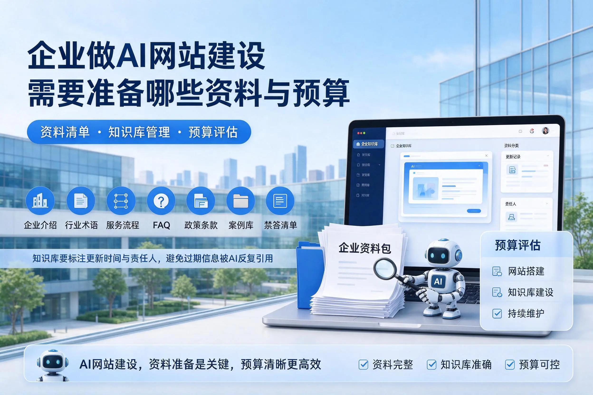南充企业做AI网站建设需要准备哪些资料与预算