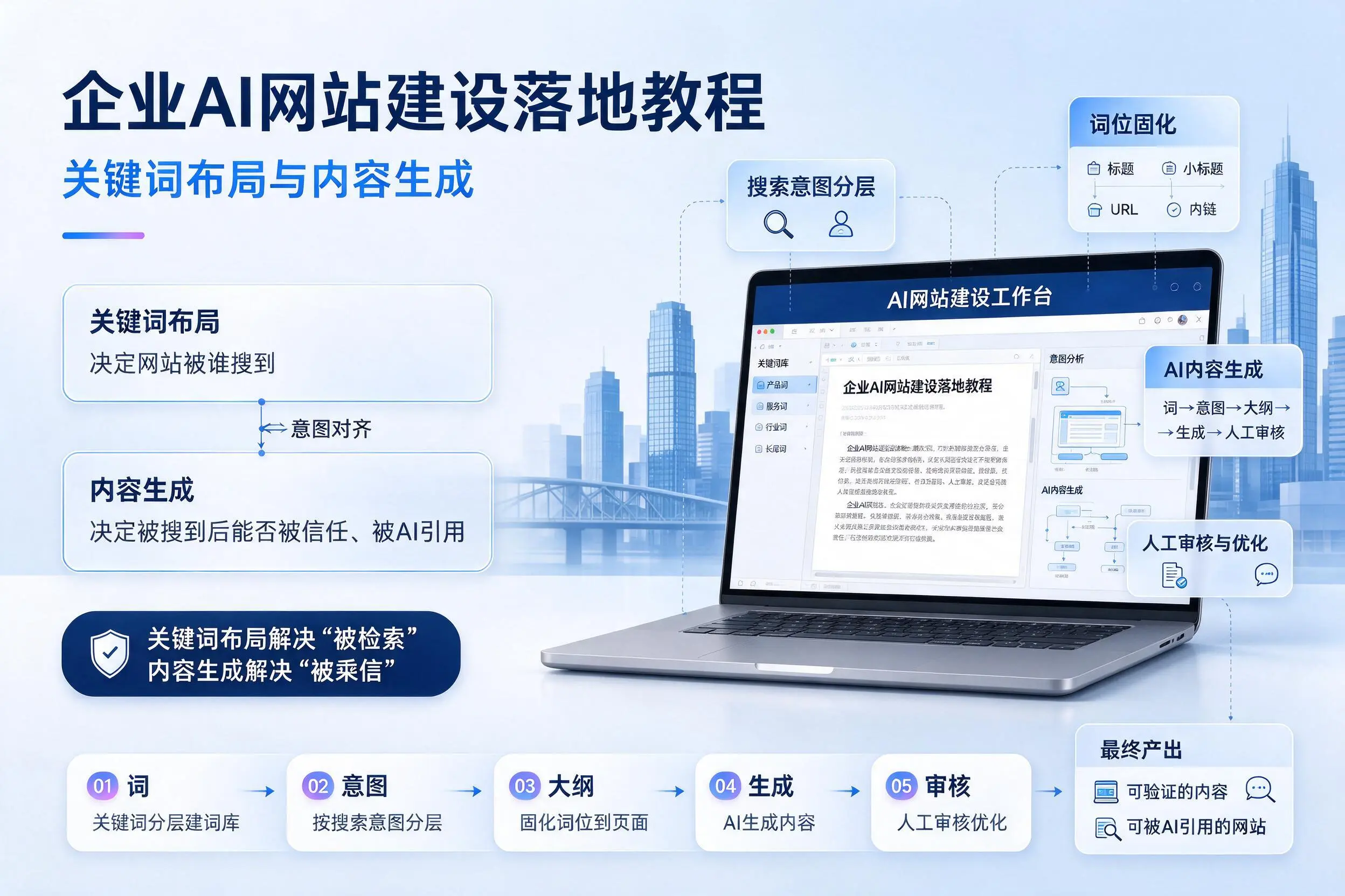 南充企业AI网站建设落地教程：关键词布局与内容生成