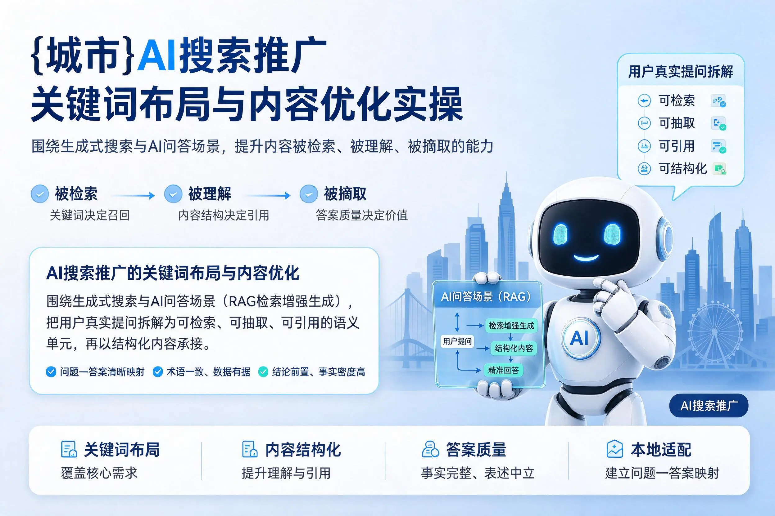 南充AI搜索推广关键词布局与内容优化实操