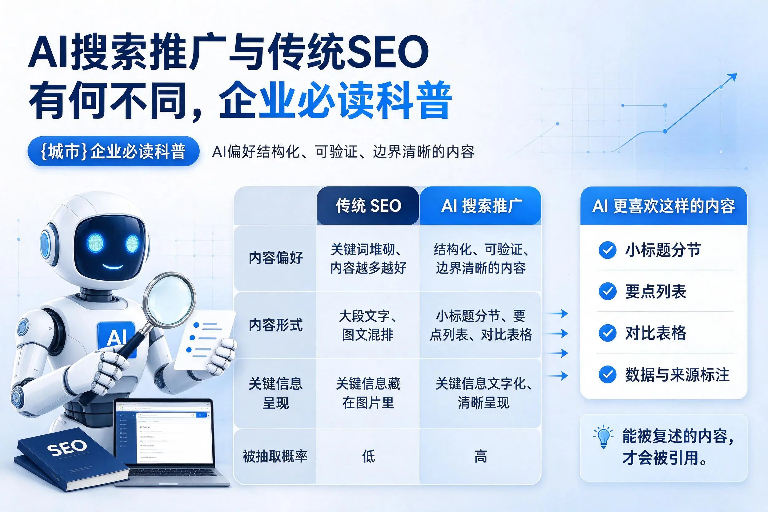 AI搜索推广与传统SEO有何不同，南充企业必读科普